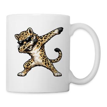 Dabbing Leopard - Mug - white - Right