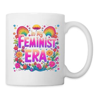 À mon époque féministe - psychédélique - Mug blanc - blanc - Droite