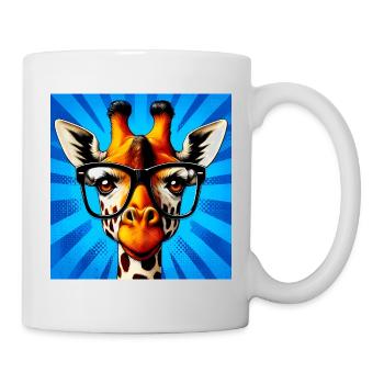 girafe - Mug blanc - blanc - Droite