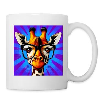 girafe - Mug blanc - blanc - Droite