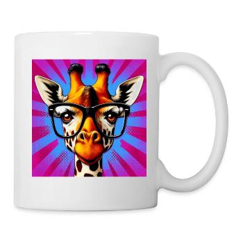 girafe - Mug blanc - blanc - Droite