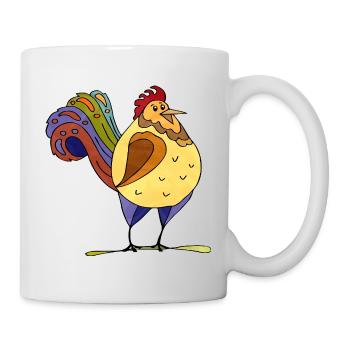 Coq - Mug blanc - blanc - Droite