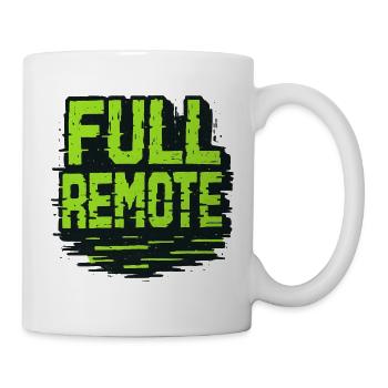 Full Remote : La Science du Distanciel Absolu - Mug blanc - blanc - Droite