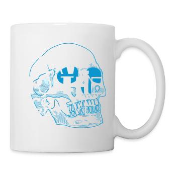 Rave to the Grave Skull Tee - Mug - white - Right