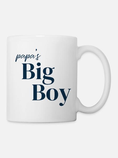 Papa's big boy - Tasse - Weiß