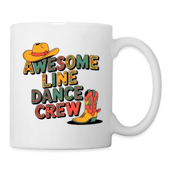 Western Line Dance Crew - Tasse - Weiß - Rechts
