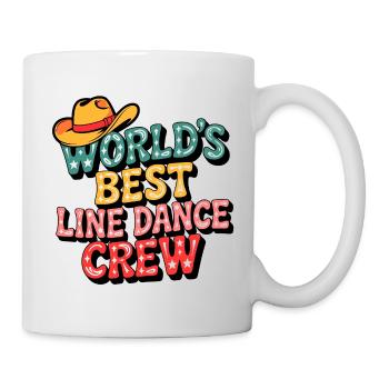 Weltbeste Line Dance Crew - Tasse - Weiß - Rechts