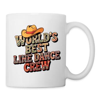 Weltbeste Line-Dance-Crew - Tasse - Weiß - Rechts