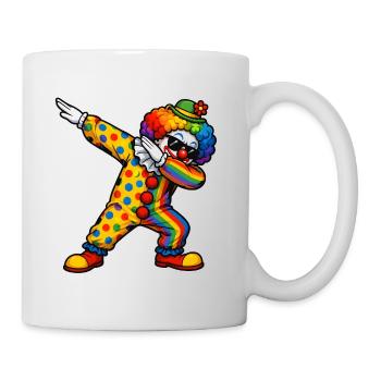 Dabbing Clown - Tasse - Weiß - Rechts