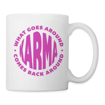 Karma - Tasse - Weiß - Rechts
