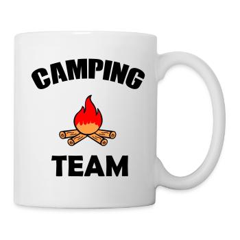 Campfire Silhouette Design - Mug - white - Right