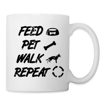 German Shepherd Saying - Mug - white - Right