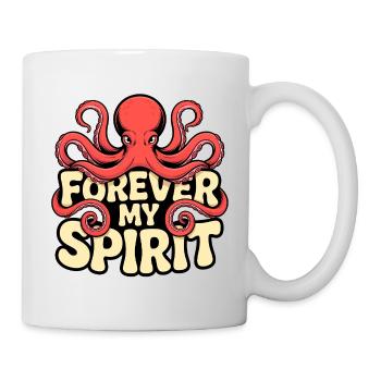 Vibrations de pieuvre - Mug blanc - blanc - Droite
