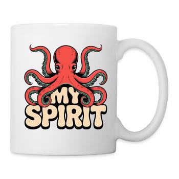 Oktopus Spirit - Tasse - Weiß - Rechts