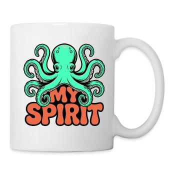 Oktopus Spirit - Tasse - Weiß - Rechts