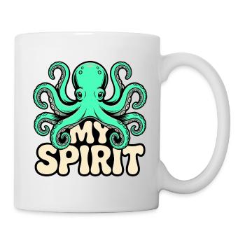 Oktopus Spirit - Tasse - Weiß - Rechts