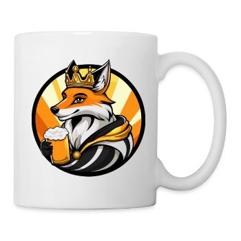Bière Fox Drôle - Mug blanc - blanc - Droite
