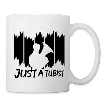 Only one tuba player - Mug - white - Right
