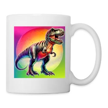 Dinosaurier - Tasse - Weiß - Rechts