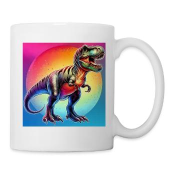 Dinosaurier - Tasse - Weiß - Rechts