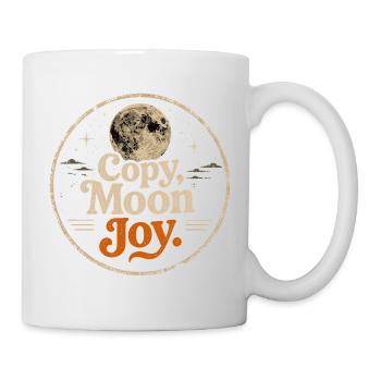 Lunar Joy Celestial Vintage-Design - Tasse - Weiß - Rechts