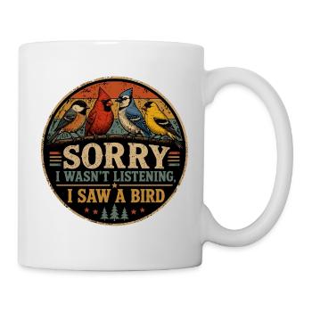Passion Birds Humor Gift Ornithology - Mug - white - Right