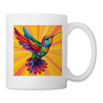 Kolibri - Tasse - Weiß - Rechts
