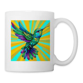 Kolibri - Tasse - Weiß - Rechts