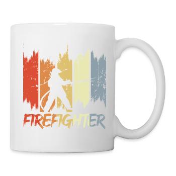 Fire Brigade Retro Look - Mug - white - Right