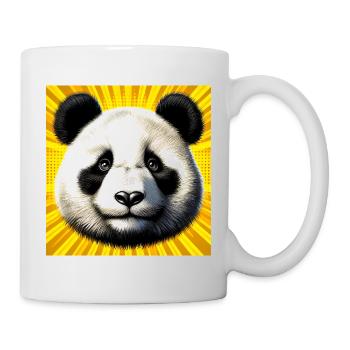 Panda - Tasse - Weiß - Rechts