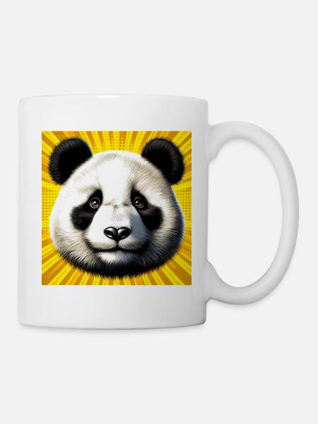 Panda - Tasse - Weiß