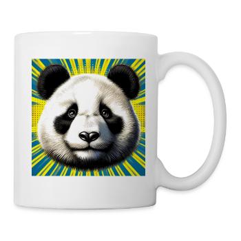 Panda - Tasse - Weiß - Rechts