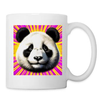 Panda - Tasse - Weiß - Rechts