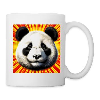 Panda - Tasse - Weiß - Rechts