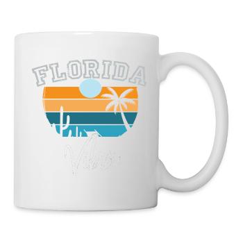 Florida Vibes Retro Florida - Tasse - Weiß - Rechts