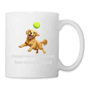 Golden Retriever Joy Tennis - Mug - white - Right