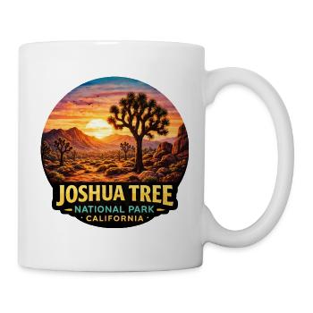 Joshua Tree Nationalpark Landschaft Camping Sonne - Tasse - Weiß - Rechts