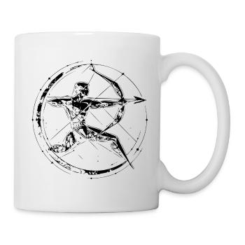 Schütze Sternzeichen – Ziel & Freiheit - Tasse - Weiß - Rechts