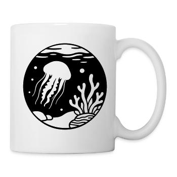 jellyfish - Mug - white - Right