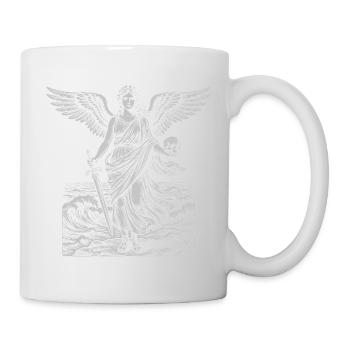 Engelwächter des Meeres - Tasse - Weiß - Rechts