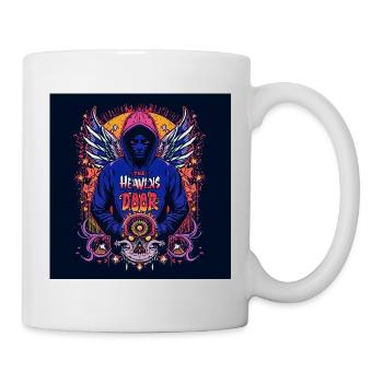 Heaven's Gate Hoodie with Angel Wings - Mug - white - Right
