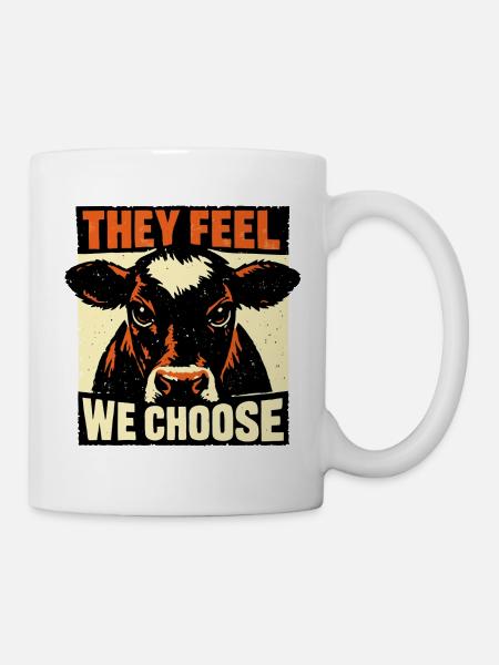 Kuhblick They Feel We Choose - Mug - white