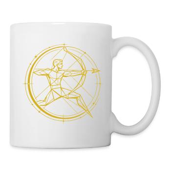 Schütze Sternzeichen – Ziel & Freiheit - Tasse - Weiß - Rechts