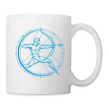 Schütze Sternzeichen – Ziel & Freiheit - Tasse - Weiß - Rechts