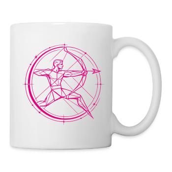 Schütze Sternzeichen – Ziel & Freiheit - Tasse - Weiß - Rechts
