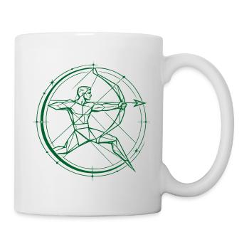 Schütze Sternzeichen – Ziel & Freiheit - Tasse - Weiß - Rechts