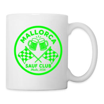 Malle 2026 Sauf Club Mallorca - Tasse - Weiß - Rechts
