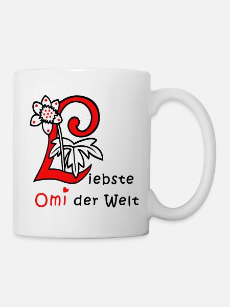 liebste Omi der Welt - Tasse - Weiß
