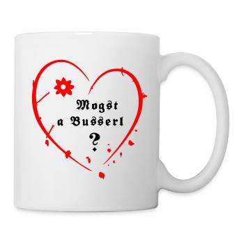  Herz  - Tasse - Weiß - Rechts