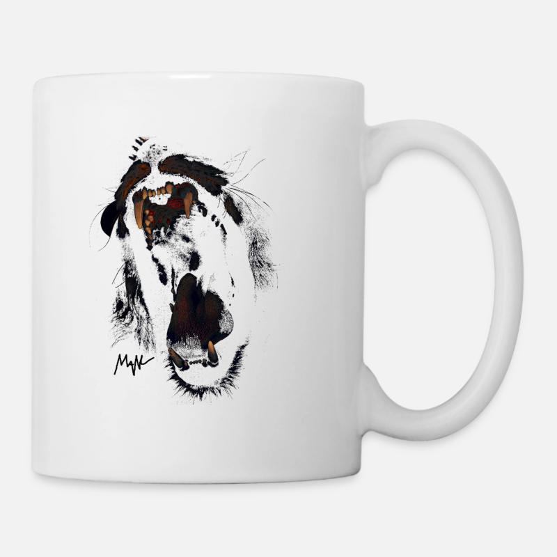 lion - Mug - white